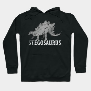 Dinosaur Stegosaurus Dino Prehistoric Vintage Design Hoodie